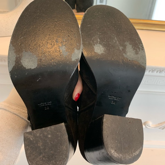 Laurence Dacade Black Suede Ankle Boots Size 38 - Picture 5 of 7